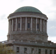 Four Courts dome, detail of an image via wikipedia