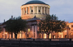 Detail of image of the Four Courts, by Darragh Sherwin on Flickr, featured on Ex Tempre