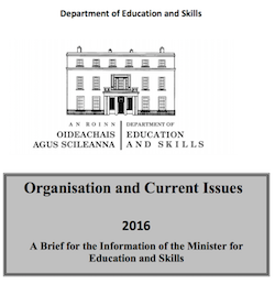 Brief for Minister of Education 2016