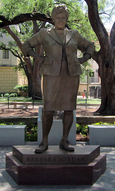 Statute of Barbara Jordan, at UT Austin, via flickr (element)