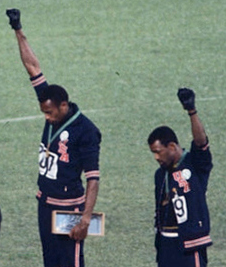 Smith and Carlos, Mexico Olympics, 1968