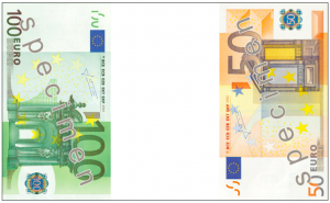 Euro notes = Irish flag (notes via https://en.wikipedia.org/wiki/Euro_banknotes)