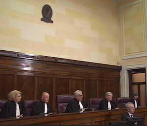 Still from Supreme Court Broadcast