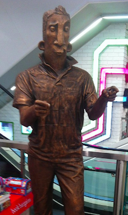 Statue of Ross O'Carroll-Kelly, via Wikipedia