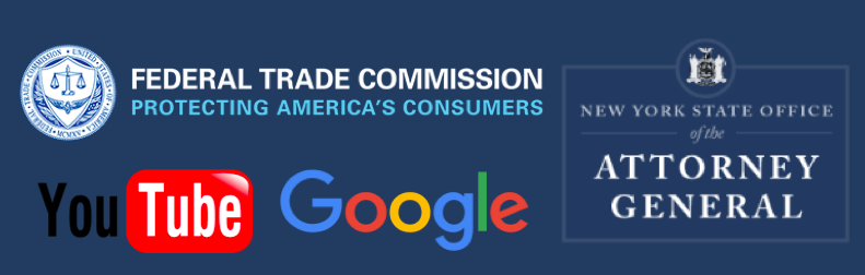 FTC NYAG Google YouTube logos