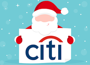 Citi as Santa