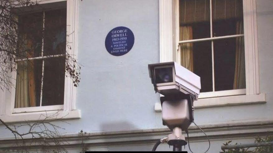 CCTV outside Orwell's house