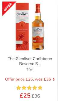 Glenlivet Caribbean Reserve on Morrisons